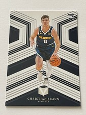 2022-23 Panini Chronicles Vertex Christian Braun #176 Rookie Card Denver Nuggets