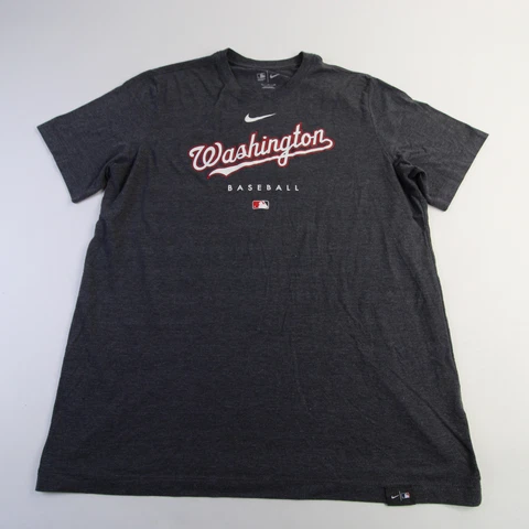 Washington Nationals Nike MLB Authentic Short Sleeve Shirt Men's Used Cover
