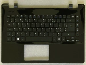 Keyboard AZERTY French Acer Aspire E5-411 E5-421 60.MLQN7.010 Topcase Black - Picture 1 of 3