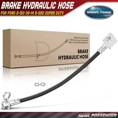 Rear Right Brake Hydraulic Hose for Ford E-150 E-250 2008-2014 E-350 Super Duty - Image 1 of 4