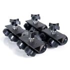 SolidTrax Universal Track Dolly DIY Wheels - Set of 4 - Works with Modus System