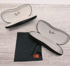 Estuche Ray Ban Clamshell Negro Lote de 2 Excelente - Imagen 1 de 4