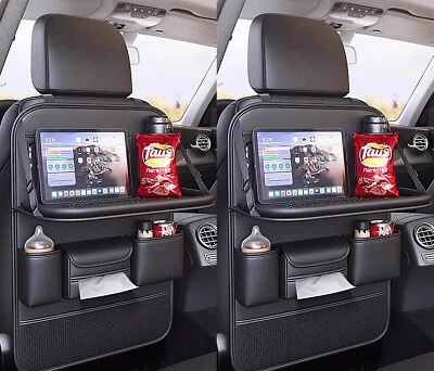 2x Auto Rückenlehnentasche Rücksitztasche Rückenlehnenschutz Organizer Rücksitz~ - Bild 1 von 4