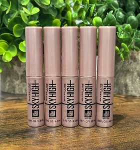 5x MAYBELLINE LASH SENSATIONAL SKYHIGH VERY BLACK MASCARA 0.15oz / 4.5ml EA - Picture 1 of 4