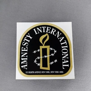 Amnesty International Candle 3" New York NY Decal Sticker - Picture 1 of 2