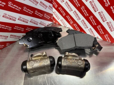 OEM Genuine 1997-1998 Toyota Camry V20 Front Brake Pad & Rear Wheel Cylinder Kit - Image 1 of 3