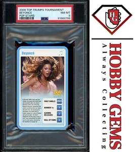 BEYONCE PSA 8 2009 Top Trumps Tournament Pop Stars - Picture 1 of 2