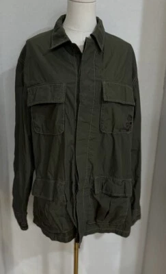 Chaqueta Marc Ecko Corte y Costura Verde Ejército Unisex Talla M  Foto 1 de 4