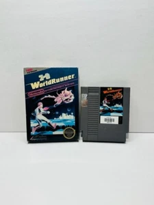3-D WorldRunner (NES, 1987) Game and Box TESTED - Picture 1 of 1