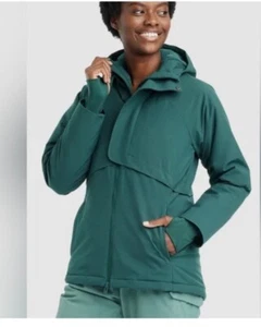Women’s All In Motion Cold Weather Heavy Winter Jacket Green Sz 2XL - Picture 1 of 3