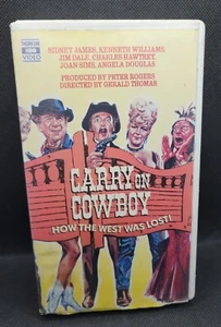Carry On Cowboy How The West Was Lost VHS Former Rental Thorn EMI HBO - Imagen 1 de 3