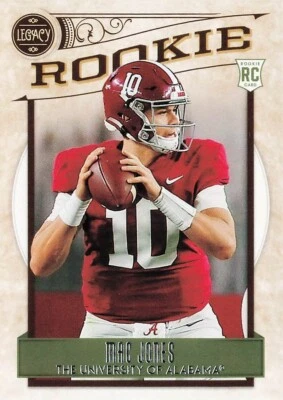 Mac Jones Rookie Legacy 2020 Football Card #366 - Image 1 of 2