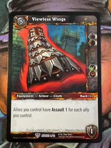 World of Warcraft TCG Promo Justice 8/12 Viewless Wings - Picture 1 of 2