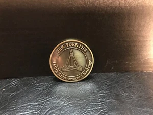 NEW YORK LIFE INS. CO. 160th ANNIVERSARY CHALLENGE MEDALLION - Picture 1 of 3