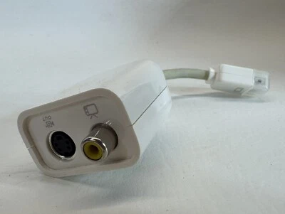 Apple Mini VGA to RCA Composite/S-video AV Cable Adapter - Image 1 of 3