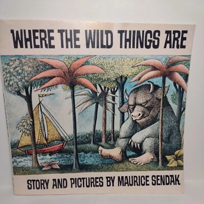 Where the Wild Things Are by Maurice Sendak, 9th print, paperback  - Image 1 of 4