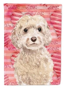 Caroline's Treasures BB9480GF Champagne Cockapoo Love Garden Flag Mailbox Fla... - Picture 1 of 7