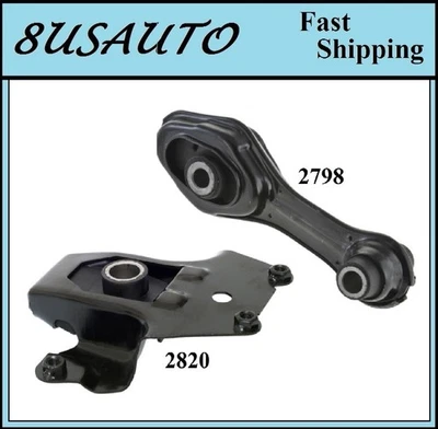 2PCS MOTOR & TRANS MOUNT FIT 1995-2002 Chevrolet Cavalier, Pontiac Sunfire -Auto - Image 1 of 4
