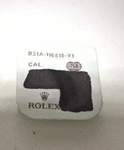 RARE ROLEX LUME BEZEL INSERT DOT B31A-116618-Y1 FOR SUBMARINER 116618 116613 - Picture 1 of 3