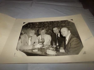 Vintage New Orleans Pat O'Brien's Couples Photograph Card Hurricane Punch 1973 - Picture 1 of 7