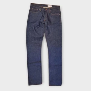Gustin 1968 Selvedge Cone Mills Denim Jeans Mens Size 35 13.5oz #172 Slim - Picture 1 of 20