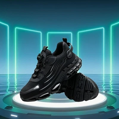 Рабочая обувь неразрушимый безопасности дышащий стальной носок рабочие ботинки мужские кроссовки - Изображение 1 из 4