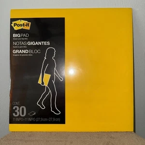 Post It Notes Big Pad 30 Sheets 11” x 11” - Picture 1 of 2