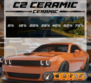 Geoshield C2 Ceramic Window Tint 5% VLT 20’ x 100” - Picture 1 of 2