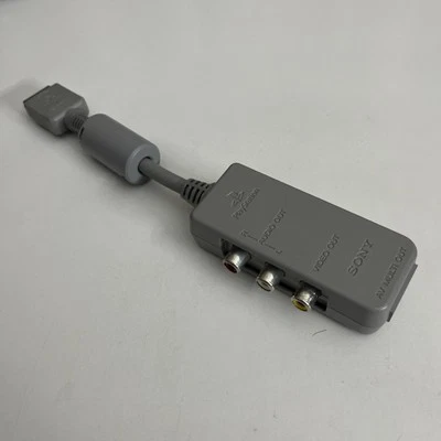 Official Genuine Sony PlayStation AV Multi Out Adapter SCPH-1100 For PS1 PS2 PS3 - Image 1 of 4