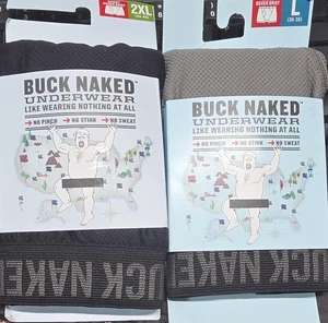 BUCK NAKED UNDERWEAR SHORT BOXER BRIEF - Picture 1 of 5