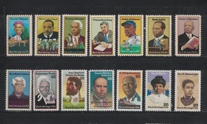 14 estampillas postales Diff Black Heritage historia afroamericana sin usar 1978-1991 - Imagen 1 de 2