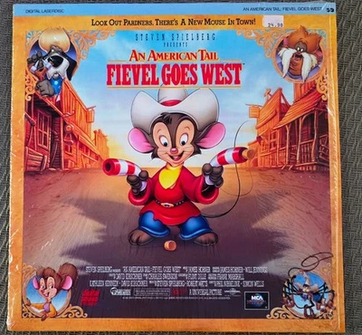 An American Tail Fievel Goes West Laserdisc 1992 MCA Universal Foto 1 de 2