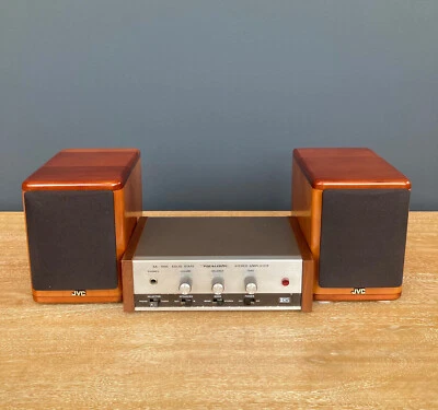 Alto-falantes vintage REALISTIC SA-100 + JVC UX7000 - Imagem 1 de 4