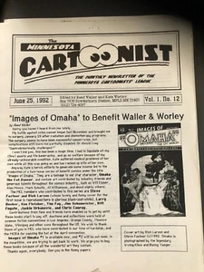 THE MINNESOTA CARTOONIST V1#12 - June 1992 - Newsletter - editor Reed Waller - Picture 1 of 2