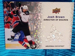 josh brown 2023 Upper Deck Series 2 Hockey Director of Boards SPARKLE DB-14 - Picture 1 of 1
