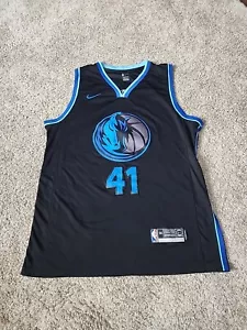 Dirk Nowitzki Dallas Mavericks Nike City Edition Swingman Jersey 54 Size XXL Men - Picture 1 of 12