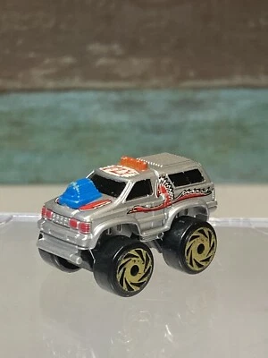 Micro Machines Road Champs  1987 Fly Truck Silver Grey Gray - Image 1 of 4
