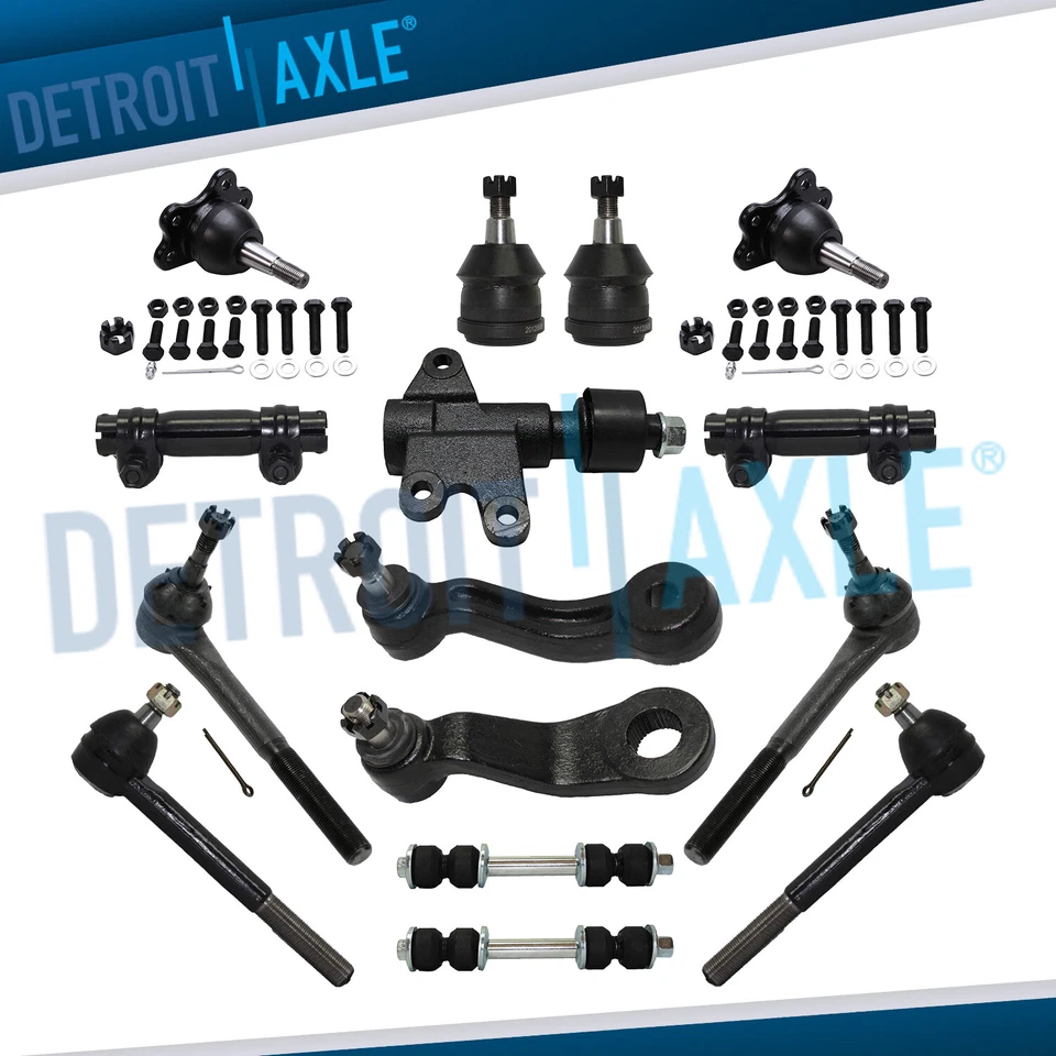 15pc 2WD Front Ball Joints Tie Rod Sway Bar Suspension Kit for C1500 C2500 Tahoe - Image 1 of 4