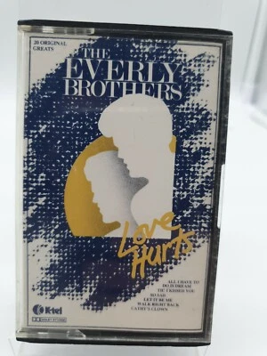 THE EVERLY BROTHERS - LOVE HURTS UK 1982 AUDIO CASSETTE TAPE K-tel. EX - Image 1 of 2