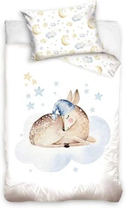 Animaux Sauvage Parure de lit 100% Coton Housse de Couette 100x135 + Taie 40x60 - Picture 1 of 4