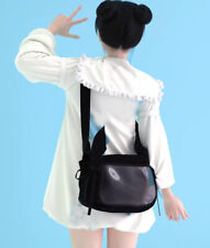 Japanese Lolita Canvas Itabag Transparent Crossbody School Dolls Shoulder Bags