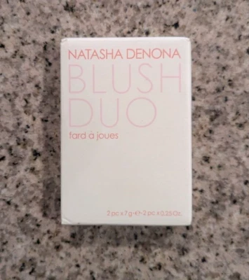 NIB NATASHA DENONA BLUSH DUO PALETTE #01 - 02 TOUTOU & 18 RENEE'S PASTEL PINK - Image 1 of 4