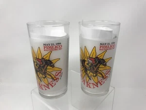 Lotto di 2 bicchieri Julep vintage 119° Preakness Derby 21 maggio 1994 alti 51/2" - Foto 1 di 10