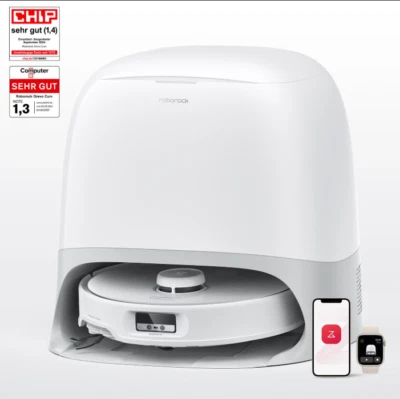 Roborock  Qrevo Curv – Saug‑Wisch‑Roboter mit Selbstreinigung - Saugroboter - Bild 1 von 4