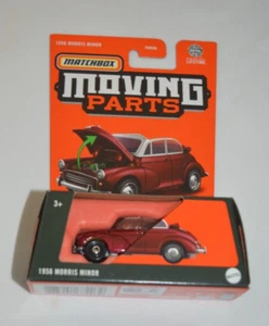 MATCHBOX 2024 MOVING PARTS - 1956 MORRIS MINOR METALLIC RED - Picture 1 of 4