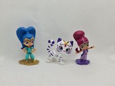 Shimmer And Shine Mini Figures Lot Of 3 Viacom Cake Cupcake Toppers Magic Genie