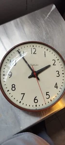 Large 14" Vintage Simplex Electric Clock Works and Excellent Condition - Picture 1 of 4