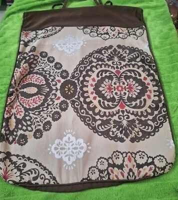 Martha Stewart Collection Pillow Shams Set of 2 Brown Floral Standard Size  - Image 1 of 4