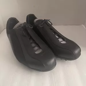 Bally Golfschuhe Herren US 11,5 schwarz Leder weiche Spikes Schnürschuhe sportlich - Bild 1 von 9
