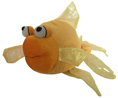 Webkinz Ganz Fantail Goldfish Stuffed Animal Gold Fish Plush Toy Kids HM218 - Image 1 of 4